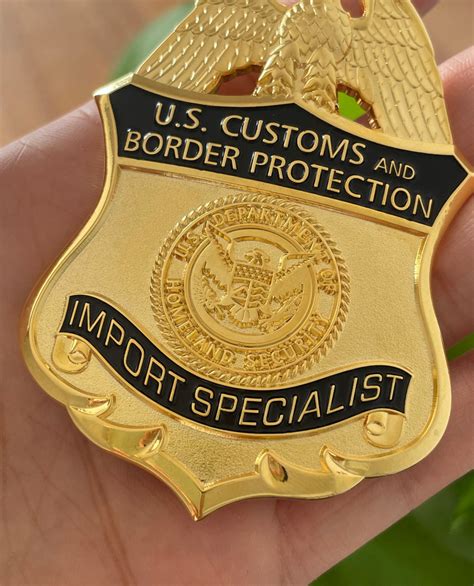 US CBP Import Specialist Customs and Border Protection Badge Replica M ...