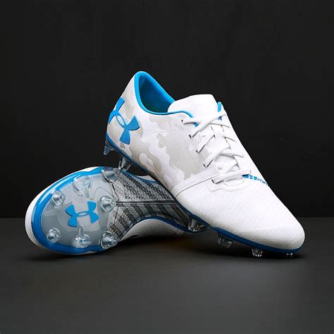 Under Armour Spotlight FG - Mens Boots - Firm Ground - 3021747-400 - Blue Circuit/White | Pro ...