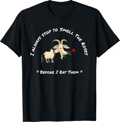 Funny Goat T-Shirt : Amazon.co.uk: Fashion