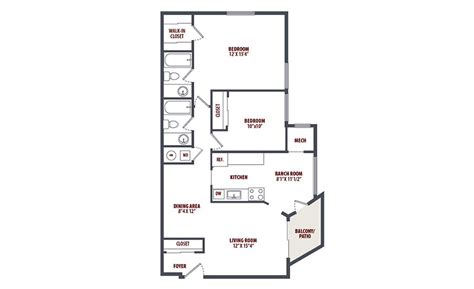 Floorplans | The Centre at Silver Spring Apartments