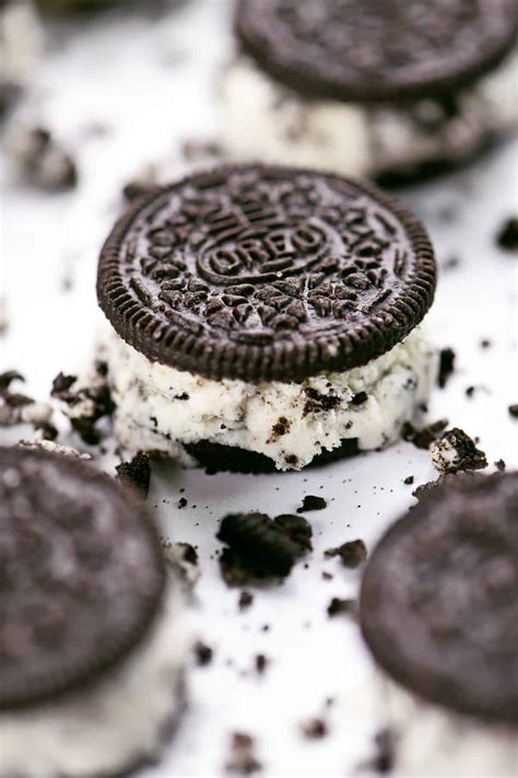 Oreo Ice Cream Sandwich - The Gunny Sack