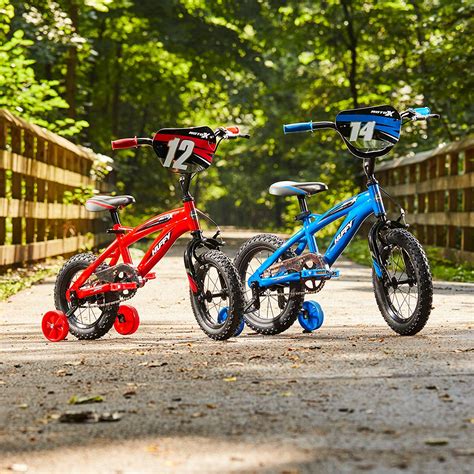 Huffy Moto X 12 Inch Age 3-5 Kids Bike Bicycle with Training Wheels, Gloss Red 28914720081 | eBay