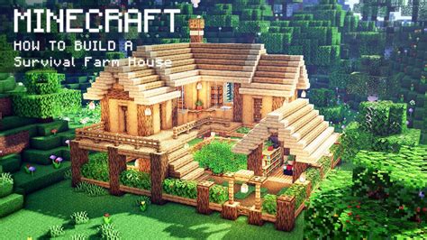 Minecraft Farm House Tutorial