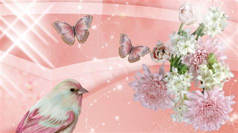 Background Wallpaper Pastel Butterfly Aesthetic - bmp-a