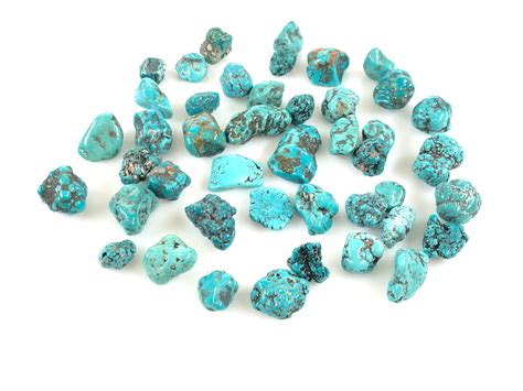 Lot - Bulk Lot of Turquoise Nuggets 245gr