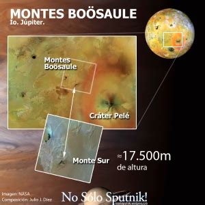 Los gigantes Montes Boösaule de Ío – No Sólo Sputnik