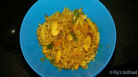 Veg Fried Maggi Noodles | Healthy Maggi recipe - Raj's JustFood