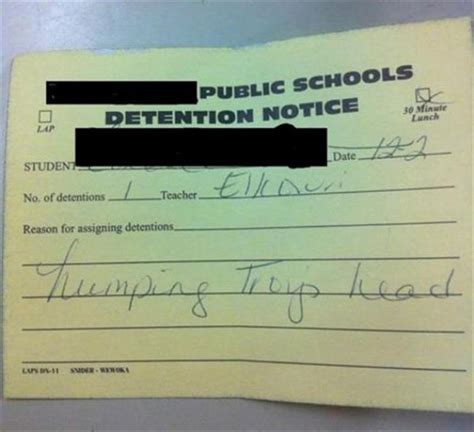 30 Of The Dumbest Things Kids Have Done To Get After School Detention