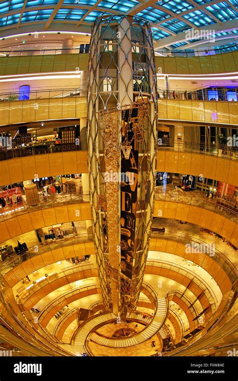 The Lotte World Avenuel Mall interior at the Lotte World Tower in ...