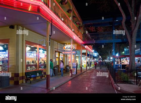 Main Street at night, Old Town Kissimmee on US 192, Kissimmee, Orlando ...