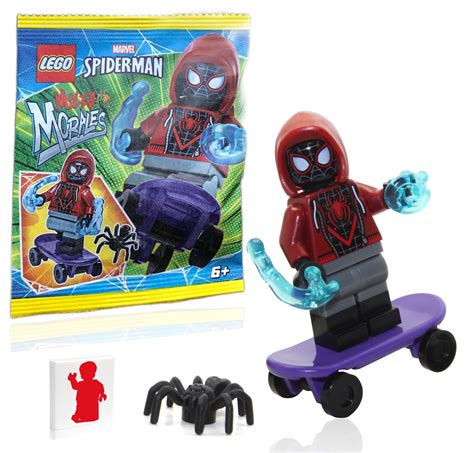 Buy LEGO Marvel Superheroes Spider-Man Across The Spider-Verse Minifigure - Miles Morales ...