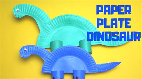 How to Make a Paper Plate Dinosaur | Paper Plate Craft - YouTube