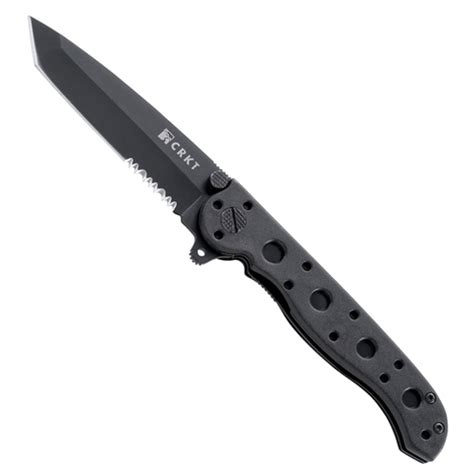 CRKT M16-10KZ Carson EDC Folder Knife, Black Tanto Blade