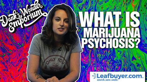 What Is Marijuana Psychosis? - YouTube