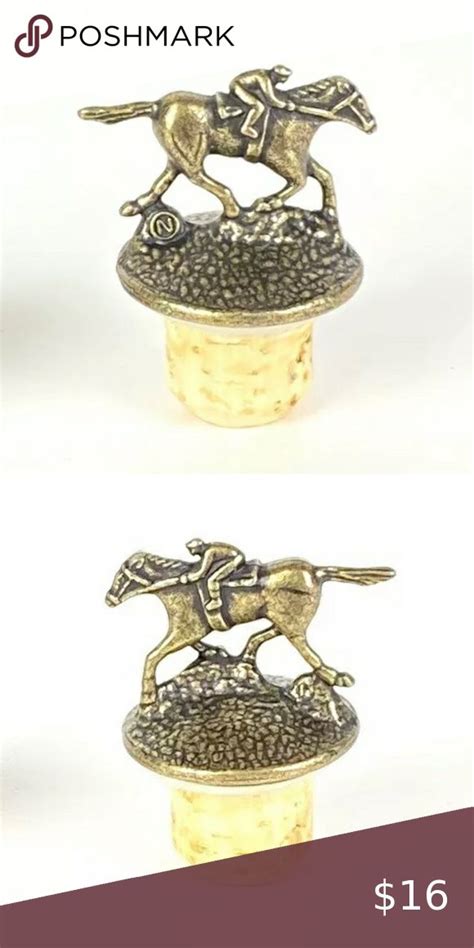 🌸Blanton’s Bourbon Whiskey Horse Cork Stopper "N" in 2021 | Tiny horses ...