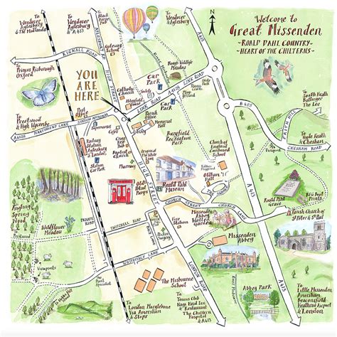 Illustrated Map for Great Missenden and Prestwood Revitalisation Group - Lovell Johns