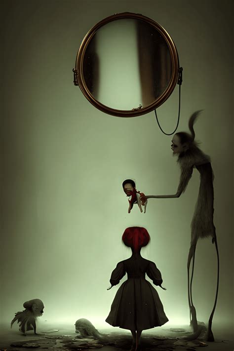 The Malevolent Spirit Mirror · Creative Fabrica