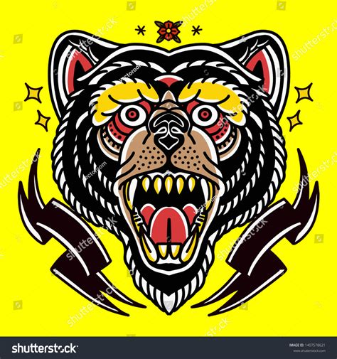 Animal Tattoo By Hand Drawingtattoo Art Stock Vector (Royalty Free ...