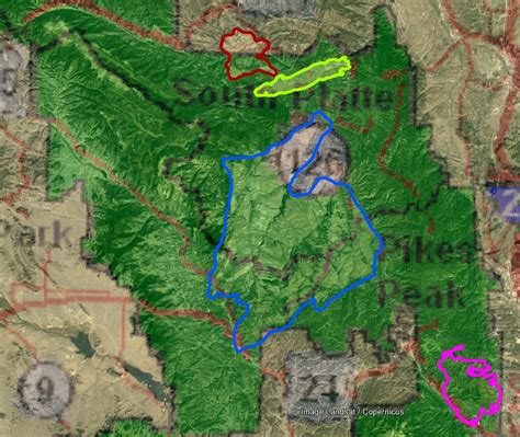 Pike National Forest Wildfire Burn Areas - Ed Soehnel