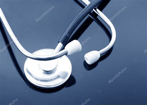 Doctor stethoscope, image in blue tone — Stock Photo © belchonock #7288913