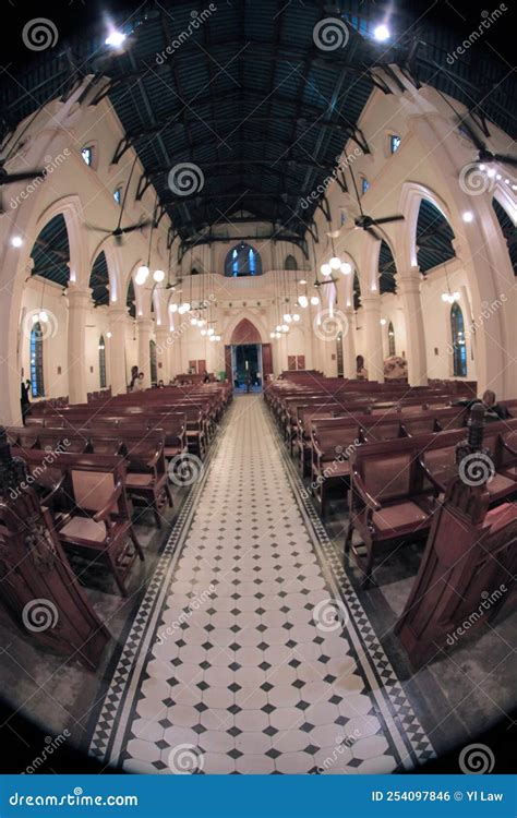 Interior of St John S Cathedral, Central, Hong Kong 29 Oct 2011 ...