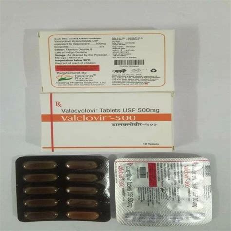 Valacyclovir 500 Mg Tablets at Rs 321/stripe in Nagpur | ID: 2852808987012