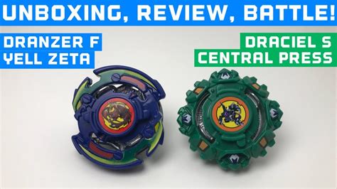 DRANZER F & DRACIEL S - Unboxing, Review and Battle! [Beyblade Burst Rising/Evolution] - YouTube