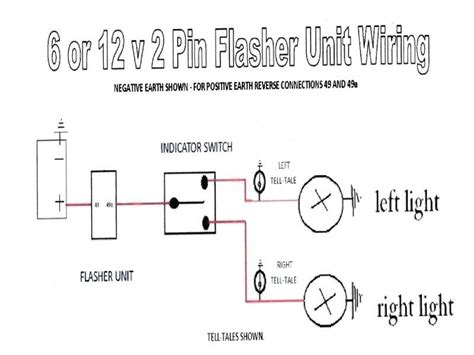 How to Wire A 2 Pin Flasher to 6 Volt Light three prong 6 volt turn signal flasher wiring ...