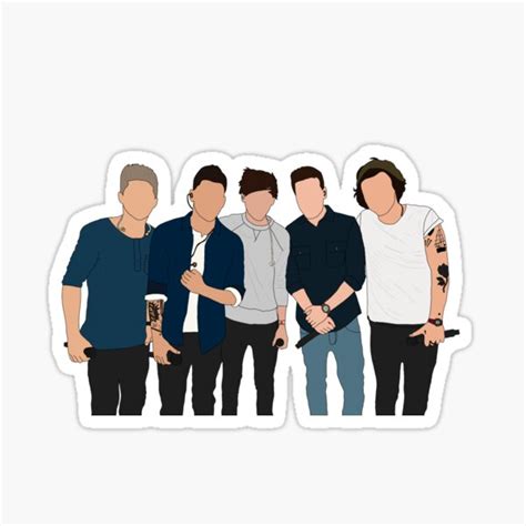 One Direction Stickers | Redbubble