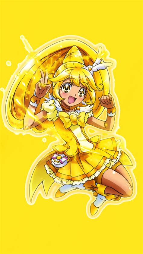 1920x1080px, 1080P free download | Glitter Force, anime, cute, kawaii, peace, yellow, HD phone ...