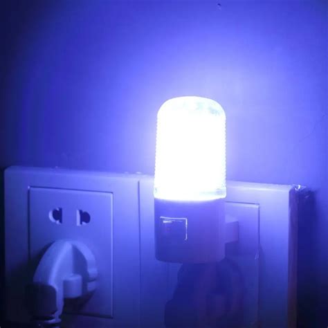 Aliexpress.com : Buy 1pc Bedroom Night Light Lamp US Plug 1W 4 LED AC Plug Wall Mounting Energy ...