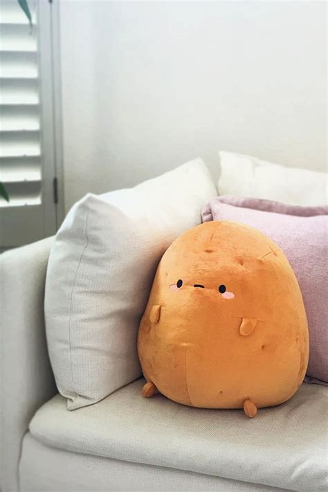 Tayto Potato Mochi Plush in 2021 | Kawaii plush, Cute stuffed animals, Cute pillows