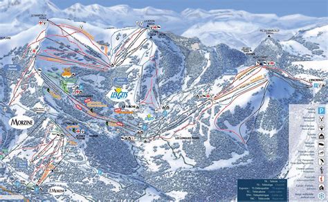 Les Gets Piste Map | J2Ski