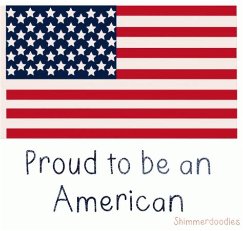 Proud To Be An American American Flag Sticker - Proud To Be An American ...