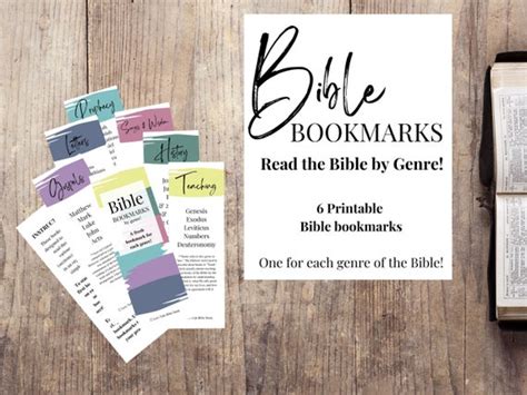 Books of the Bible Bookmark Printable Bible Bookmarks - Etsy