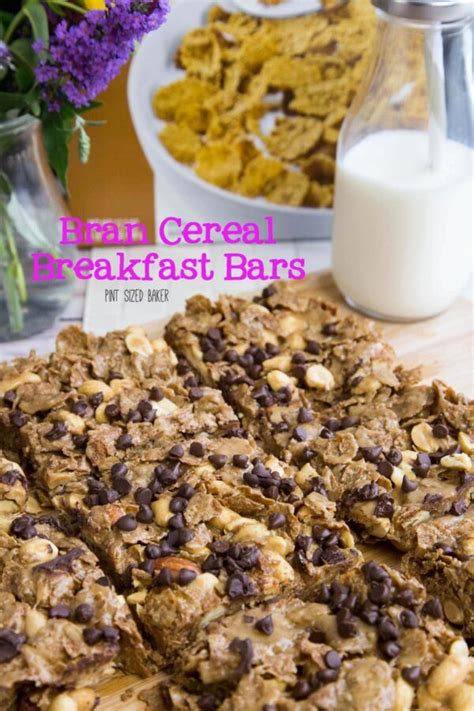 Back to School Cereal Bars - bran bars, granola bars, and more