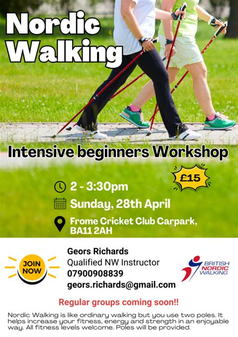 Nordic walking- beginners workshop - Discover Frome