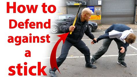 how to Defence against a stick - YouTube