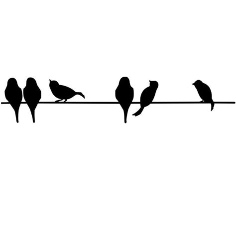 Birds On Branch Silhouette at GetDrawings | Free download