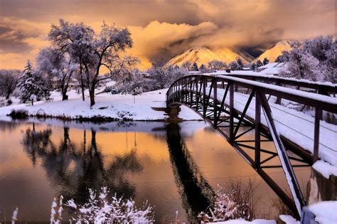 Salem Pond is a Community Pond in Utah County. Taken Jan. 2017 ♥ Photo ...