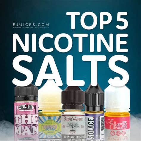 TOP 5 Nicotine Salts