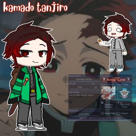 Kamado tanjiro my oc gacha club 🌻