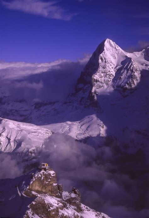 Eiger - The north face of the Eiger is an imposing 3,970-metre (13,020 ft) mountain that forms ...