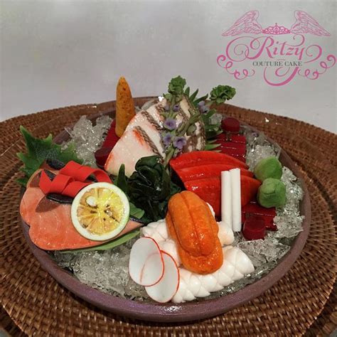 Sashimi Platter - Decorated Cake by Ritzy - CakesDecor