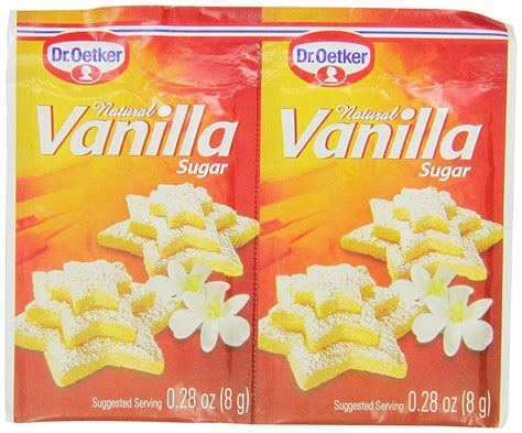 Dr. Oetker Natural Vanilla Sugar, 6-Count Packages