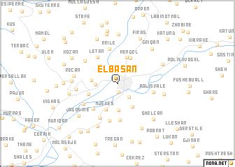 Elbasan (Albania) map - nona.net