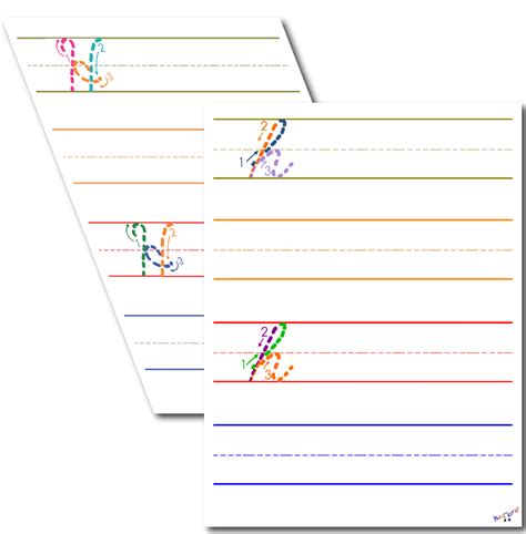 Cursive Letter H worksheet by Kidznote®