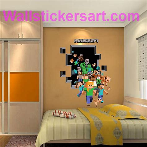 Minecraft Bedroom Wallpaper - House People