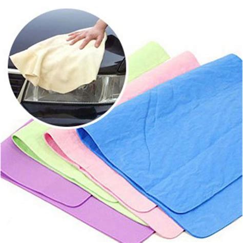 Cheap Magic Towel Cloth Absorber Synthetic Chamois Leather Goods Car Washing Hair Dry | Joom