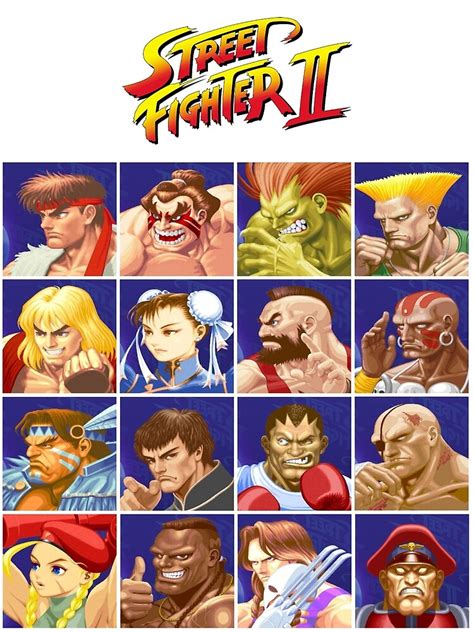 "Street Fighter II Select Character" Art Print for Sale by UrameshiMIDK ...